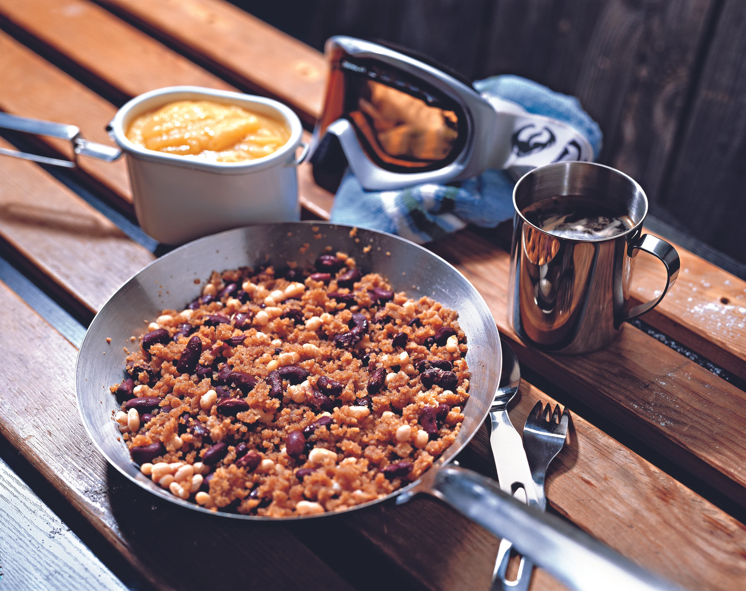 „Boarder-Sterz“ mit Apfelmus