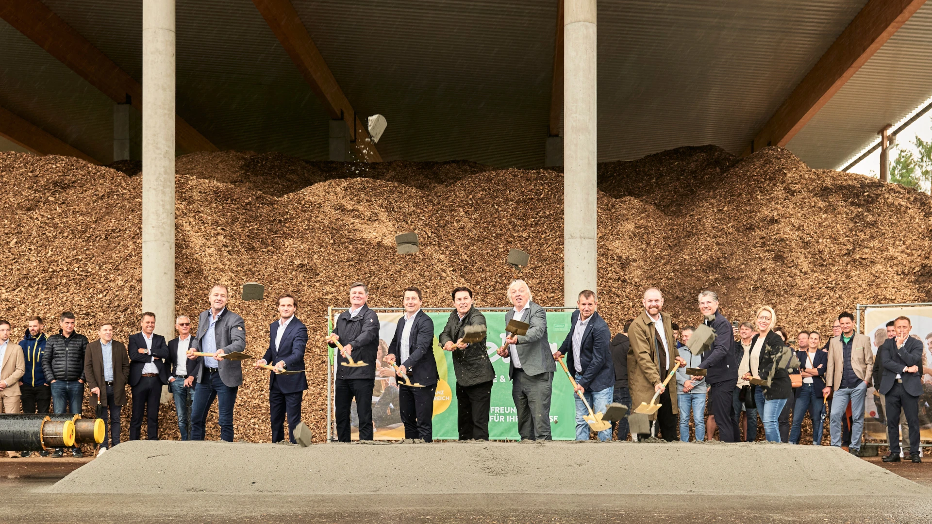 Spatenstich in Lustenau: Startschuss für modernstes Biomasse-Heizwerk Österreichs