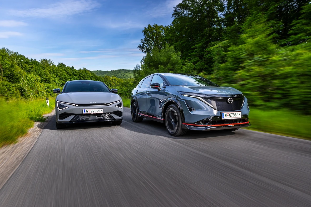 Kia EV6 GT-line AWD und Nissan Ariya Nismo
