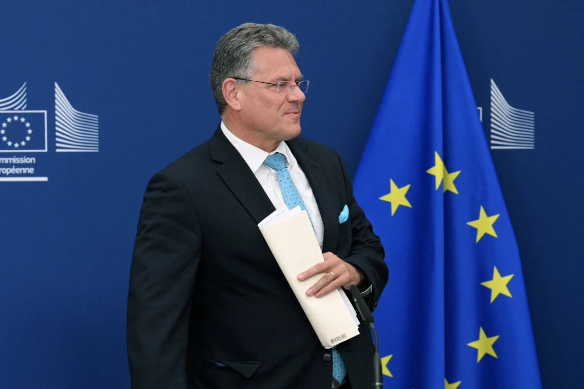 Der zuständige EU-Kommissar Maros Sefcovic