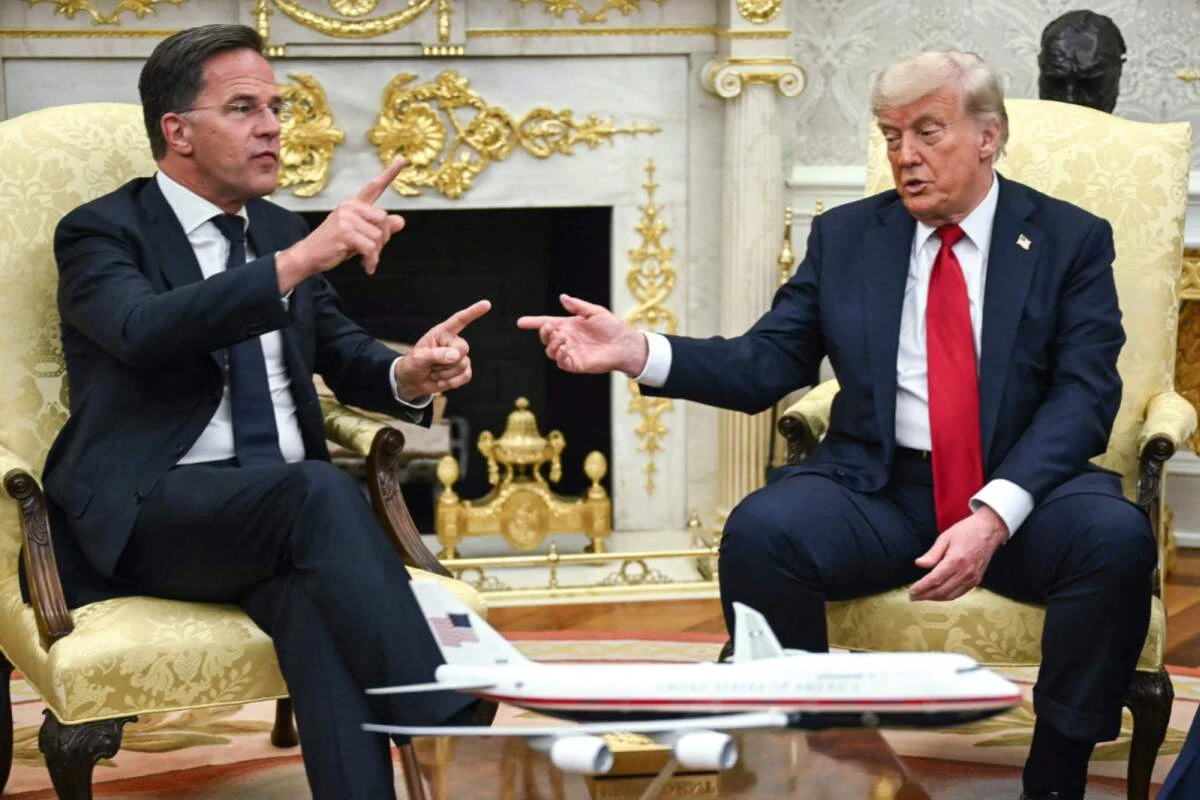 Nato-Chef Rutte und US-Präsident Trump verkünden Waffen-Deal