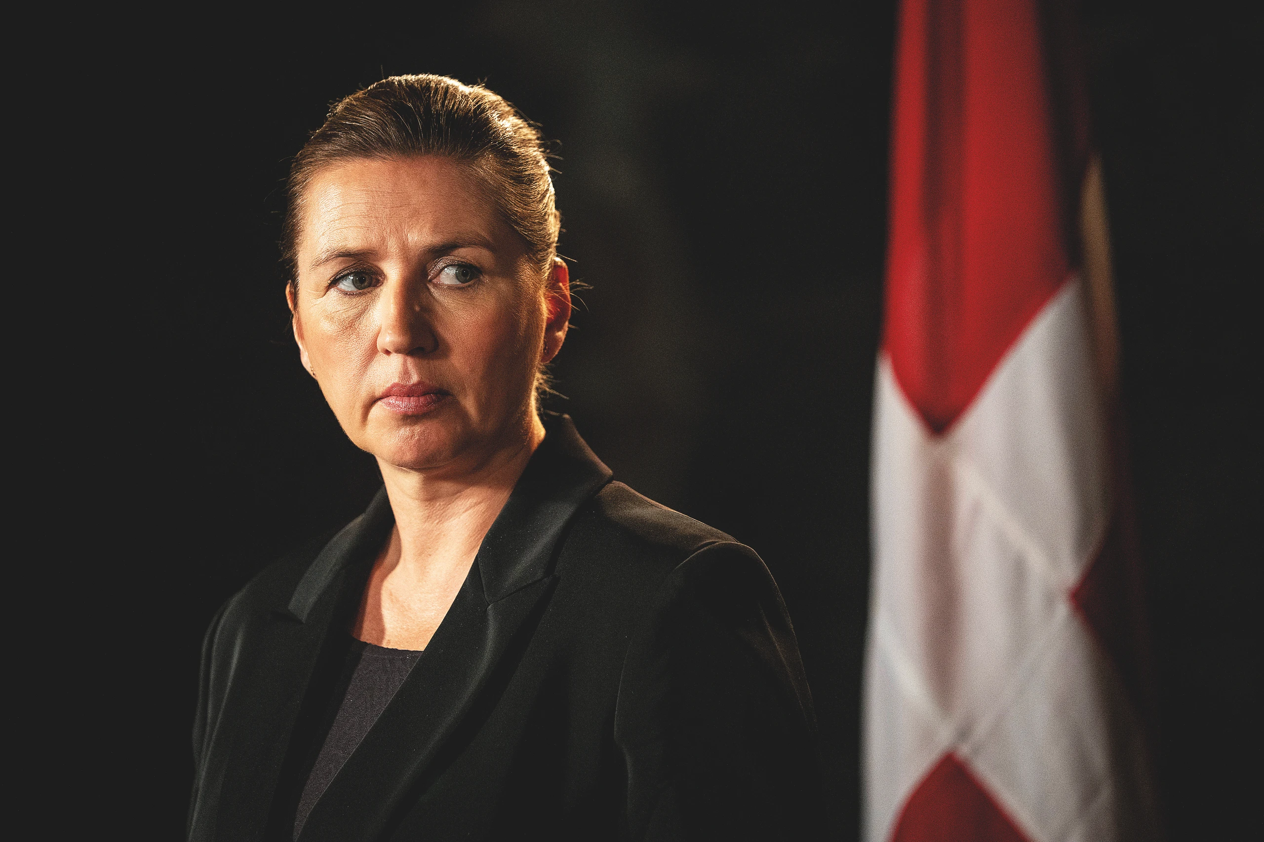 Dänemark: rot-weißer Denkanstoß