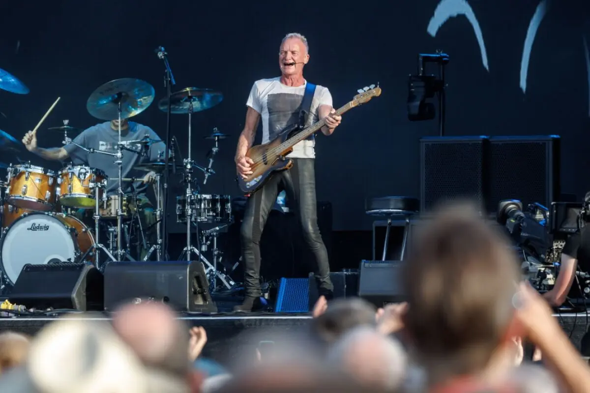Sting ließ den Police-Frontman  heraushängen