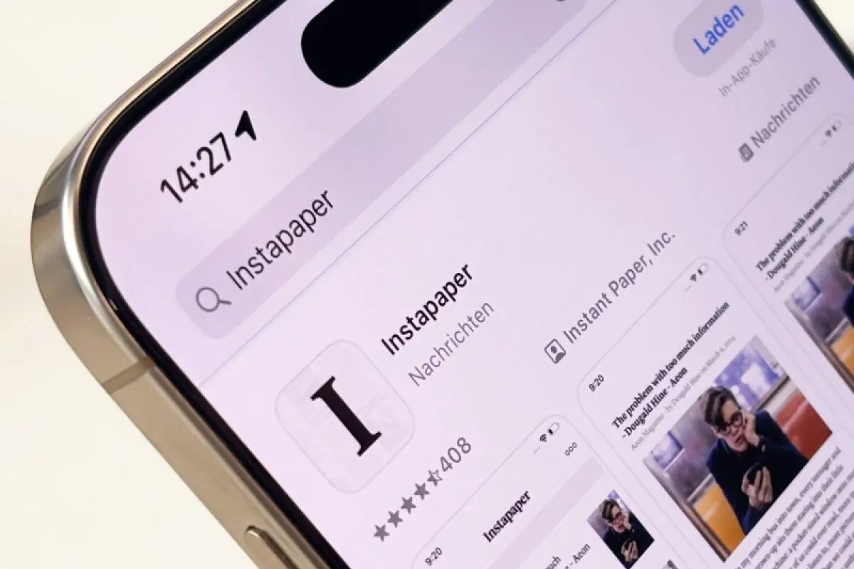Mit Instapaper lassen sich Artikel und Seiten optimal lesen