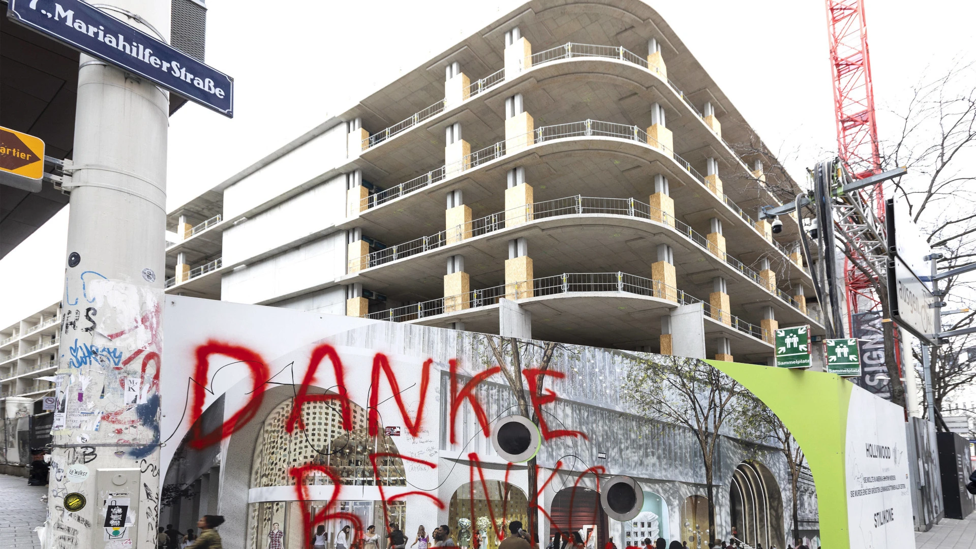 Signa-Pleite: Abbruch des „Lamarr“-Rohbaus hat begonnen