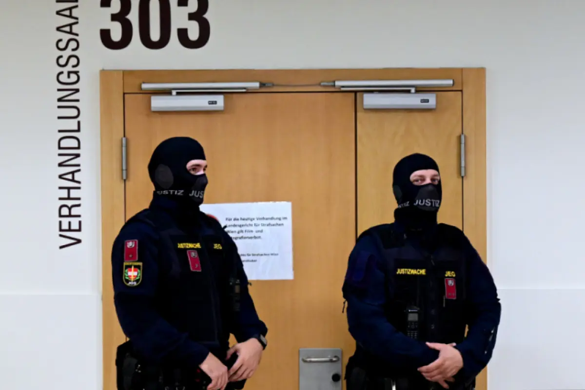 Strenge Sicherheitsvorkehrungen beim Prozess
