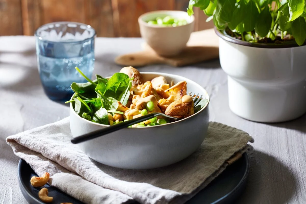 Die Kartoffel-Fitness-Bowl punktet mit Proteinen