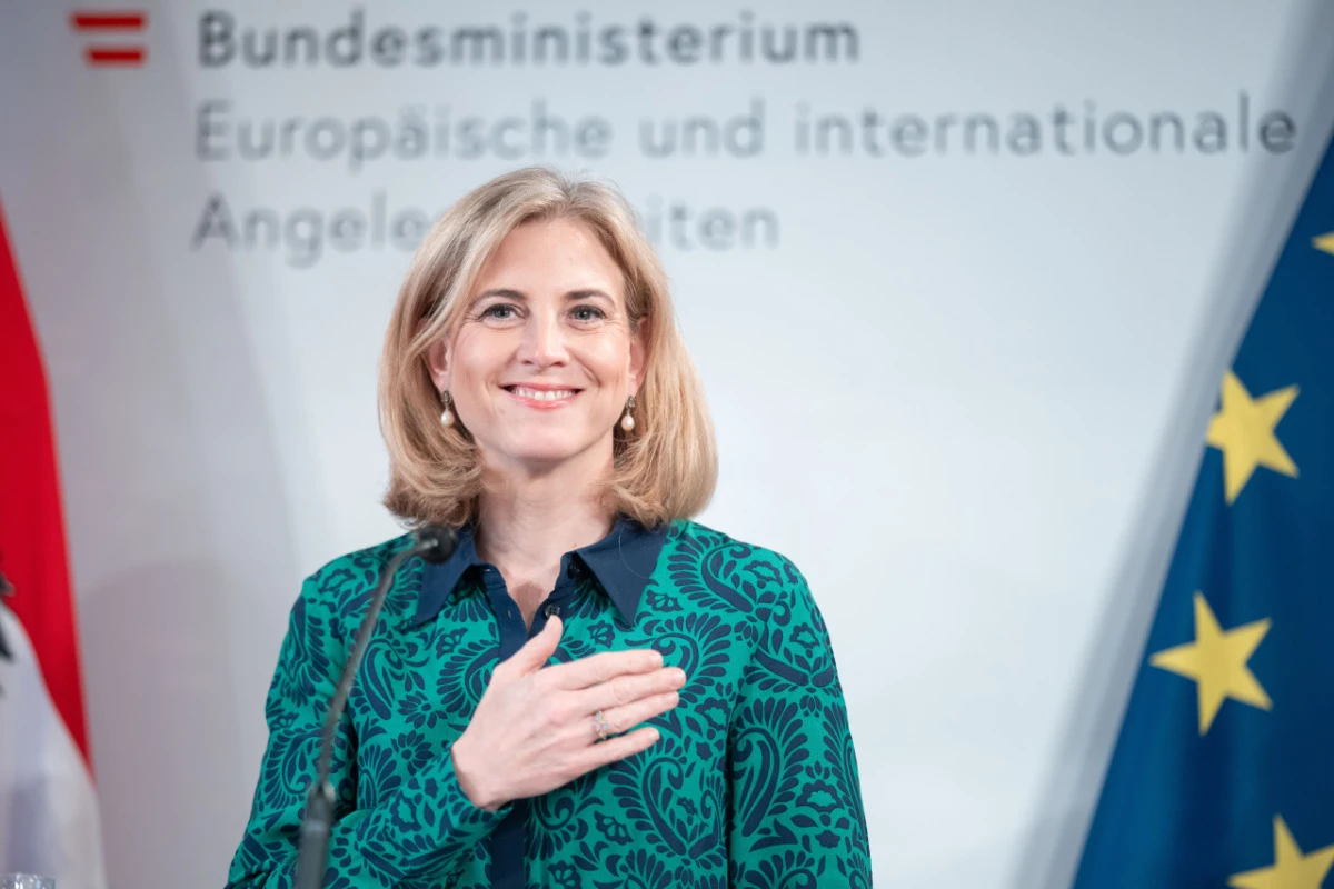 Österreichs Außenministerin ist zu Gast in Washington