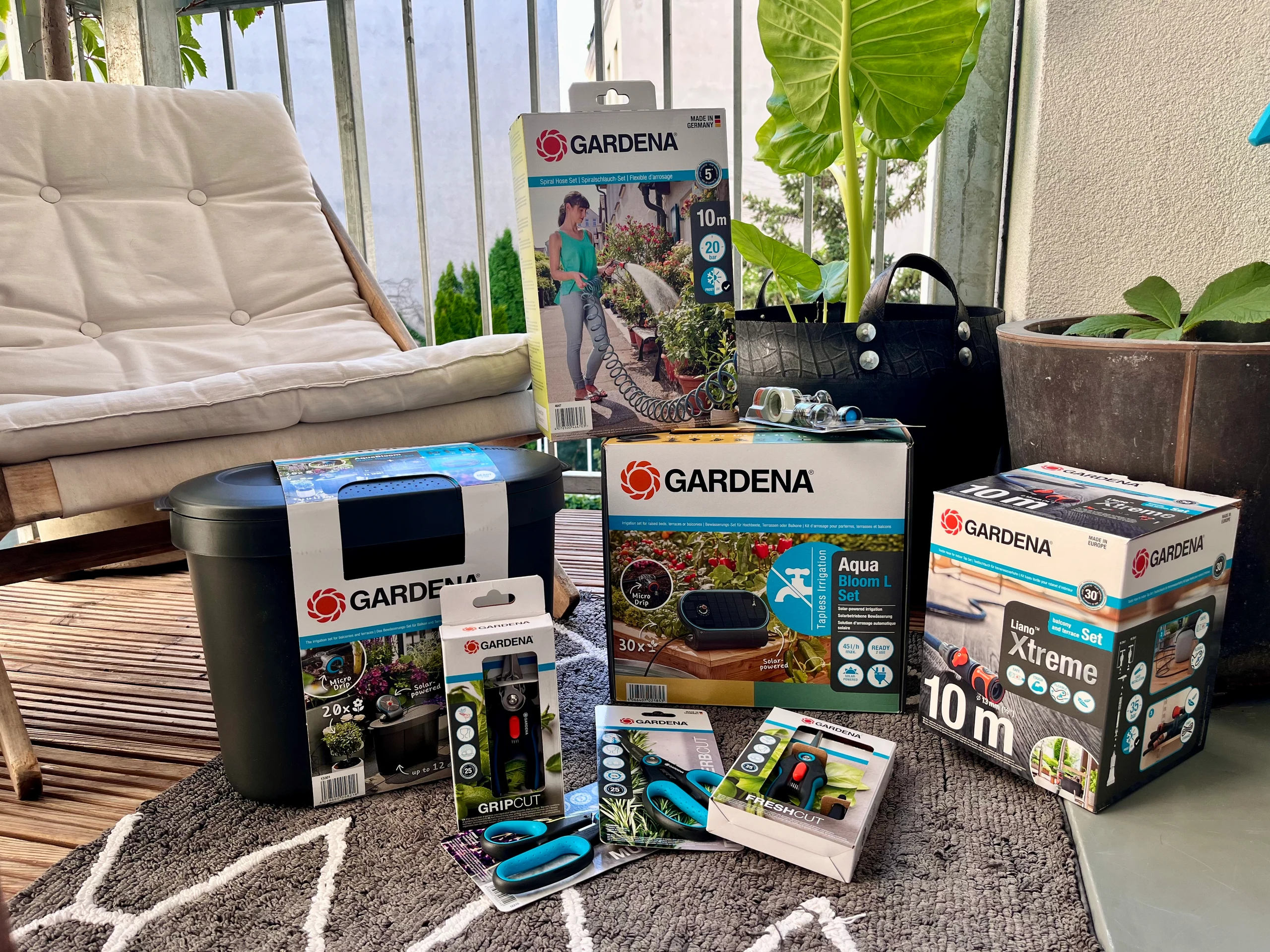 Gardena-Produkte im Test: Nachhaltige Helfer für Balkon, Terrasse & Garten