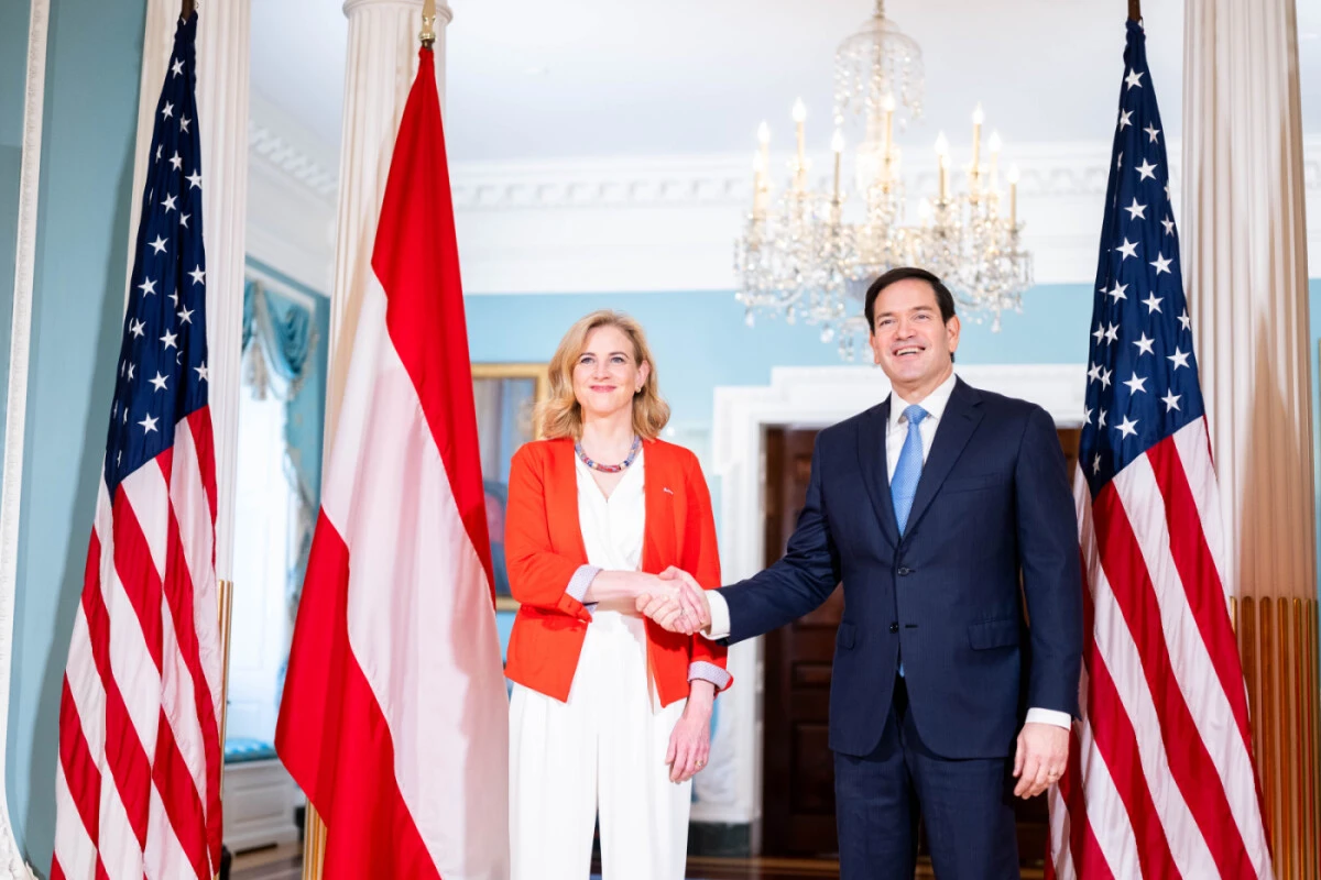 Außenministerin Meinl-Reisinger und US-Amtskollege Rubio