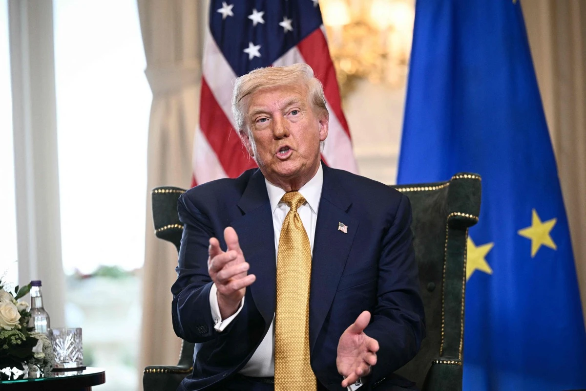 Trump sprach nach dem Treffen zur Presse