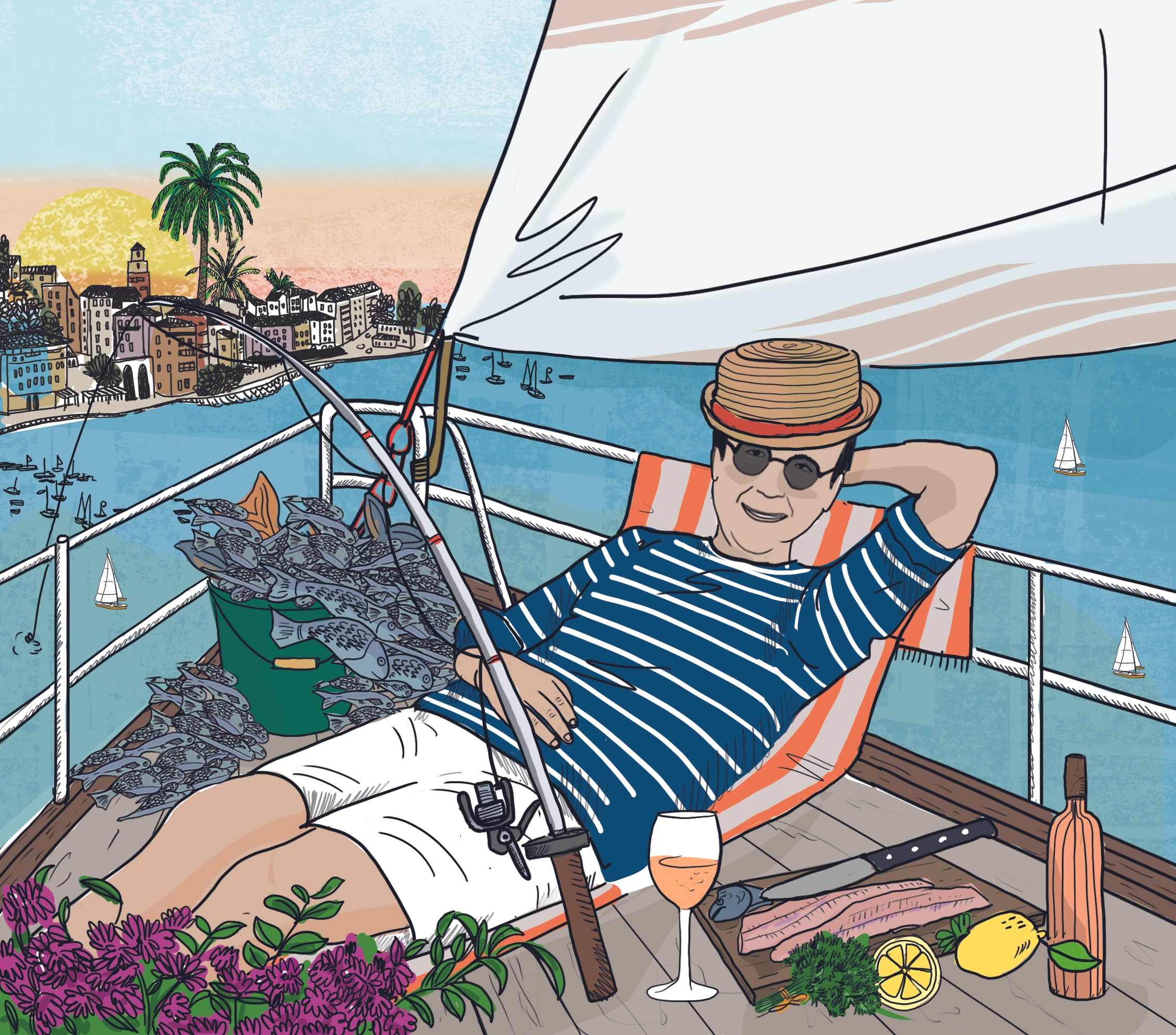 The Hans an der Côte d'Azur: Frische Fische, Austern und Romantik