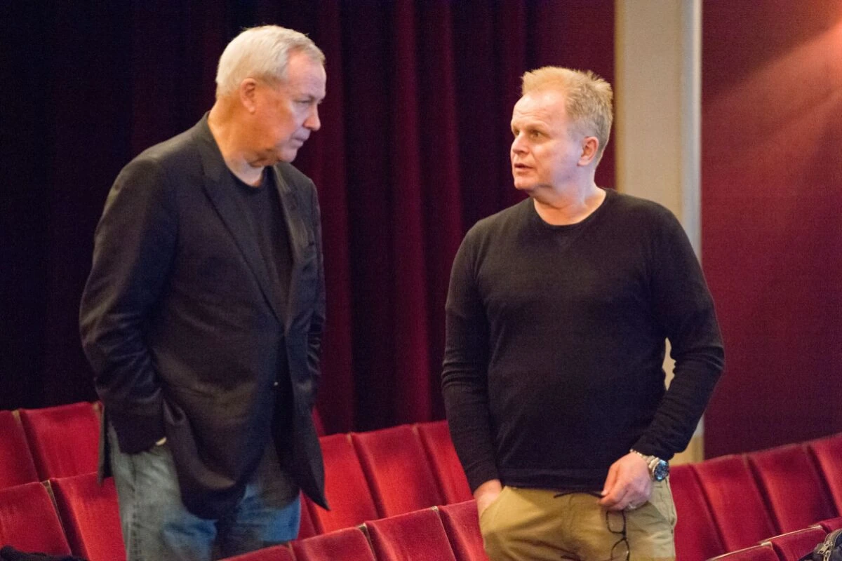 ++ ARCHIVBILD ++ Herbert Grönemeyer mit US-Regisseur Robert Wilson im Jahr 2015
