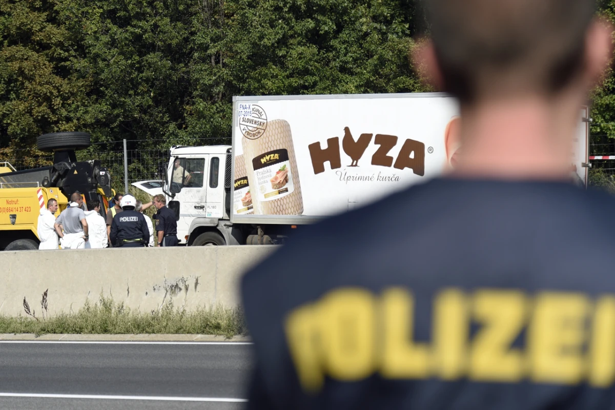 Im Laderaum des Lkw wurden die Leichen von 71 Flüchtlingen gefunden