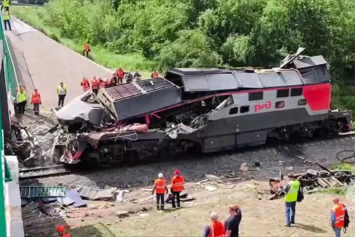 Ende Mai griff die Ukraine diesen Zug in Russland an
