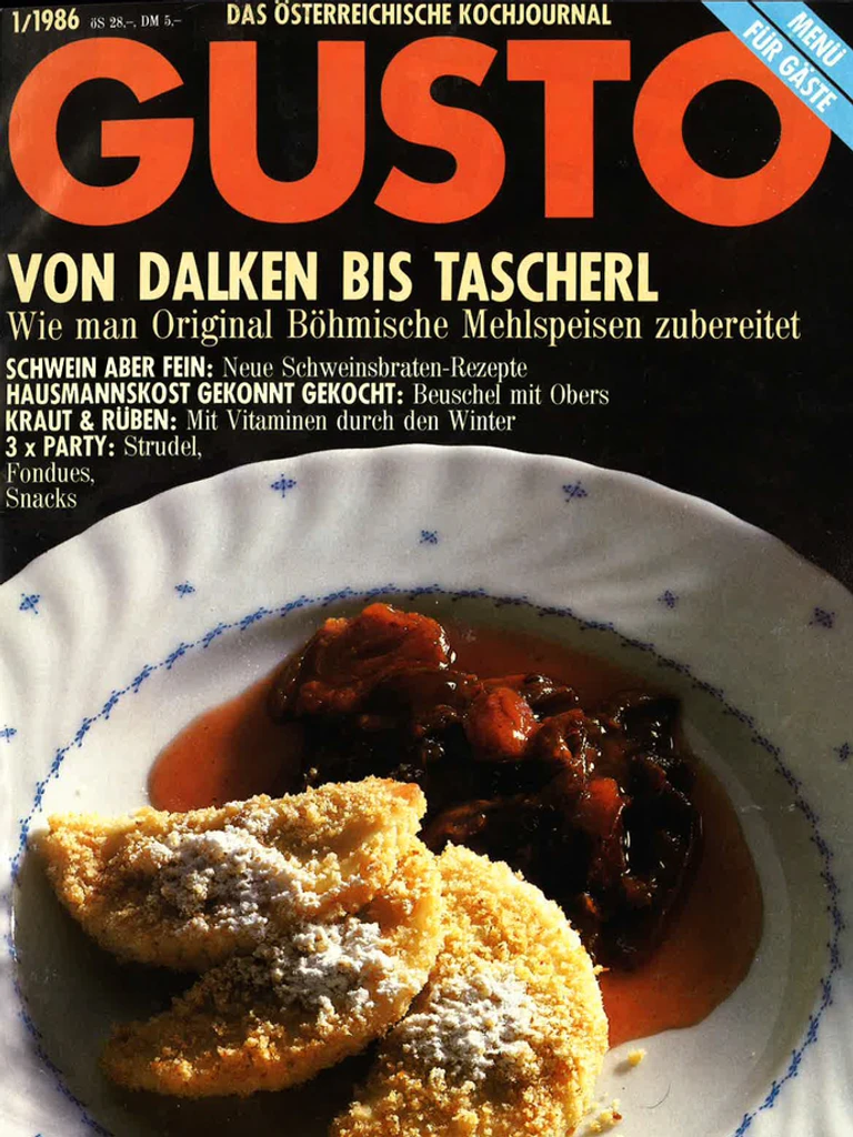 Gusto Ausgaben 1986