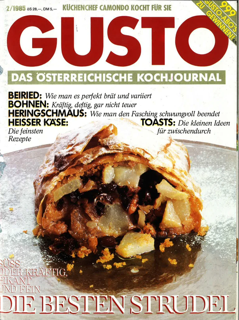 GUSTO.AT Ausgabe - Februar 1985