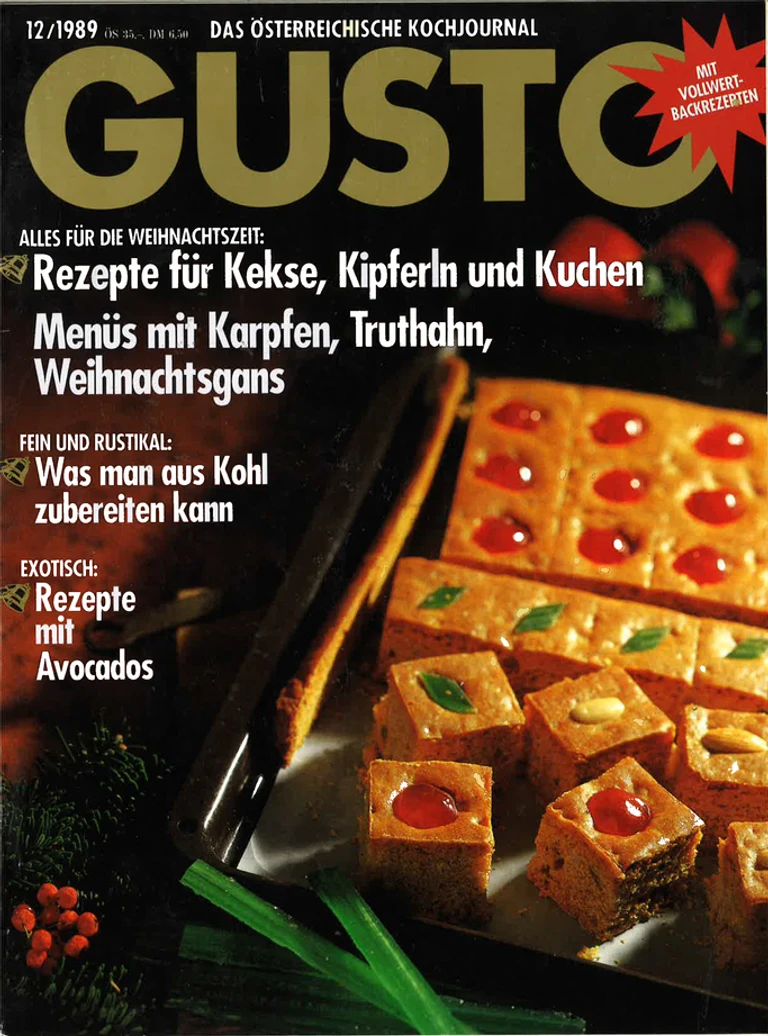 GUSTO.AT Ausgabe - Dezember 1989
