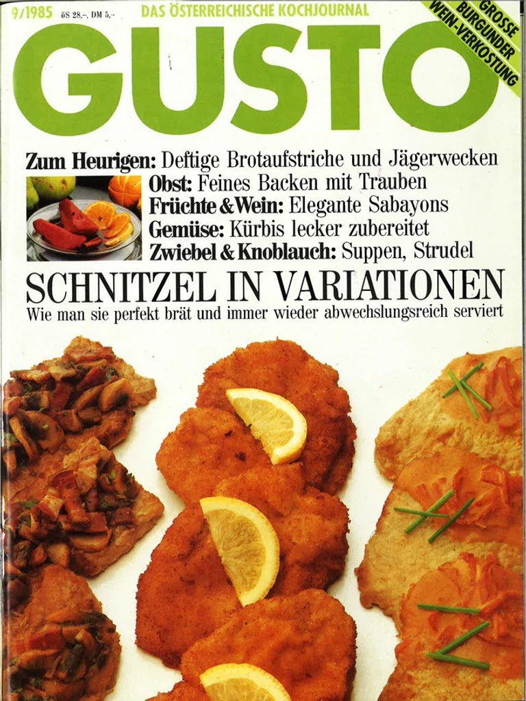 GUSTO.AT Ausgabe - September 1985