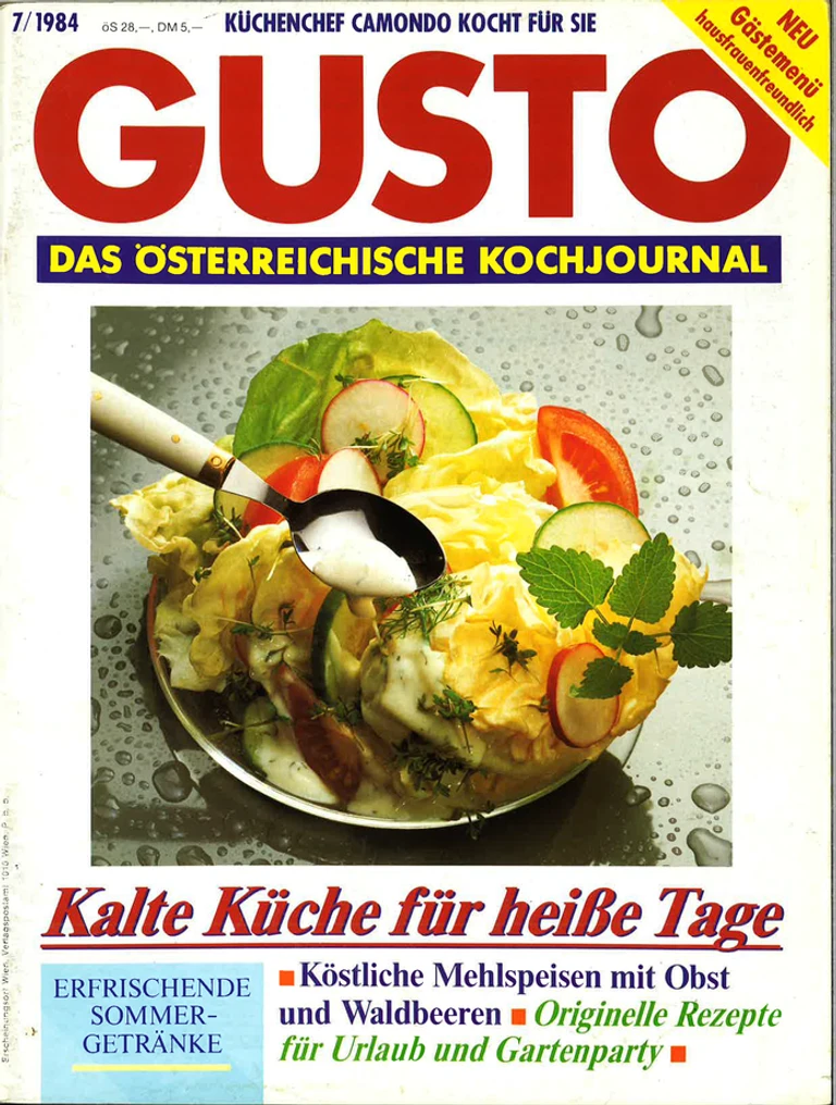 GUSTO.AT Ausgabe - Juli 1984