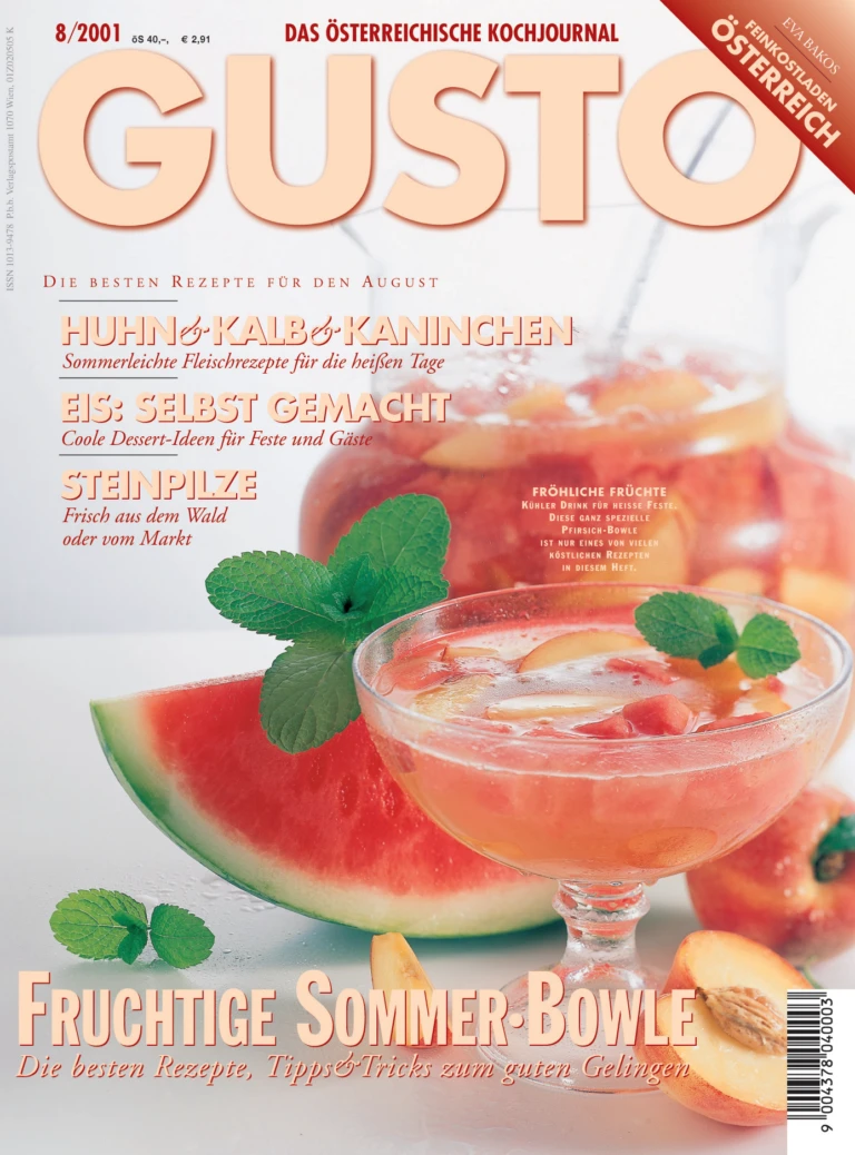 GUSTO.AT Ausgabe - August 2001