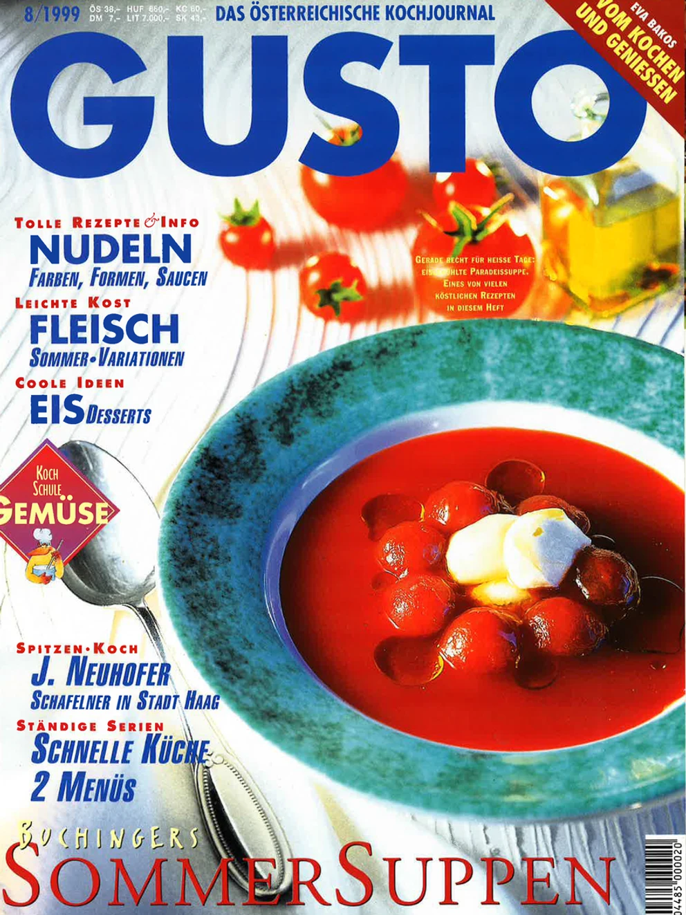 GUSTO.AT Ausgabe - August 1999