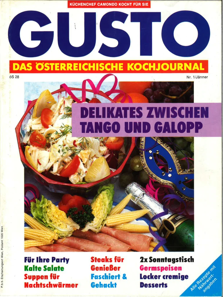 GUSTO.AT Ausgabe - Jänner 1983