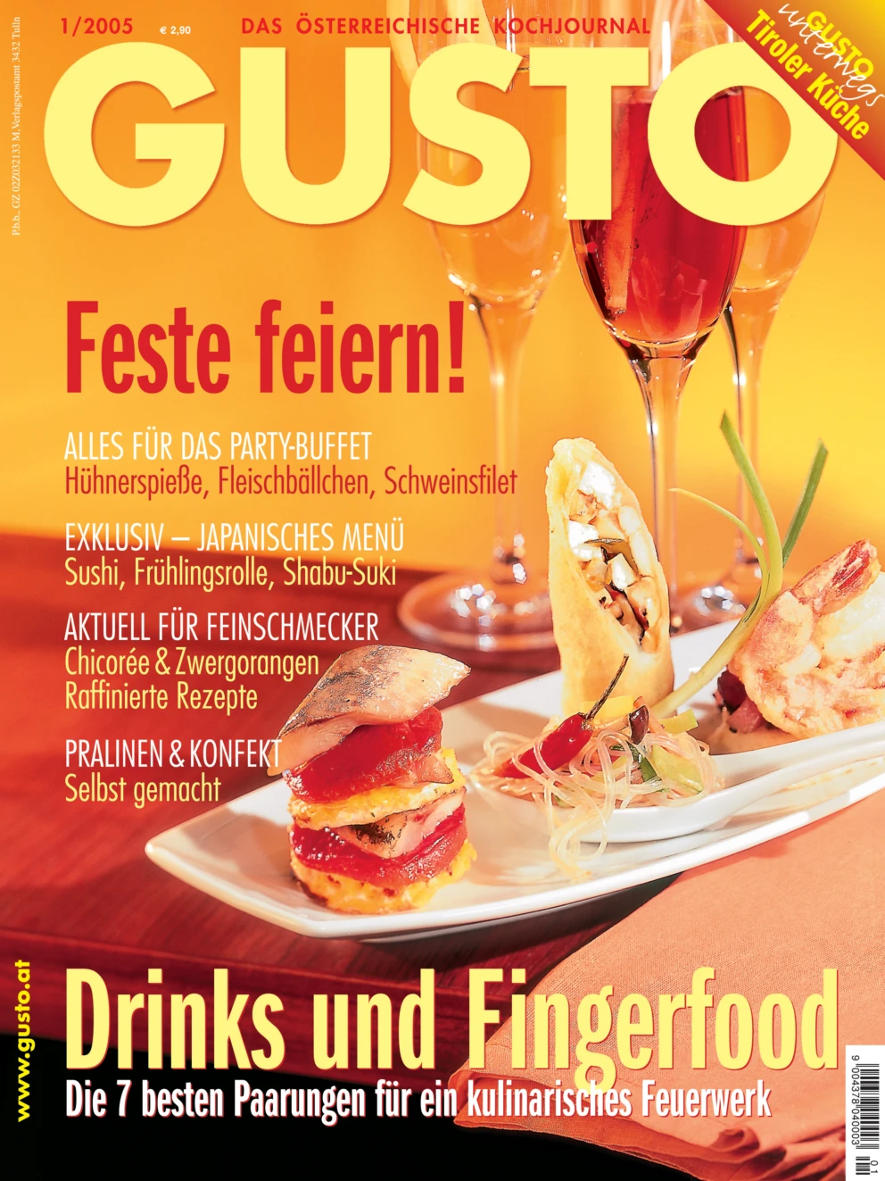 GUSTO.AT Ausgabe - Jänner 2005