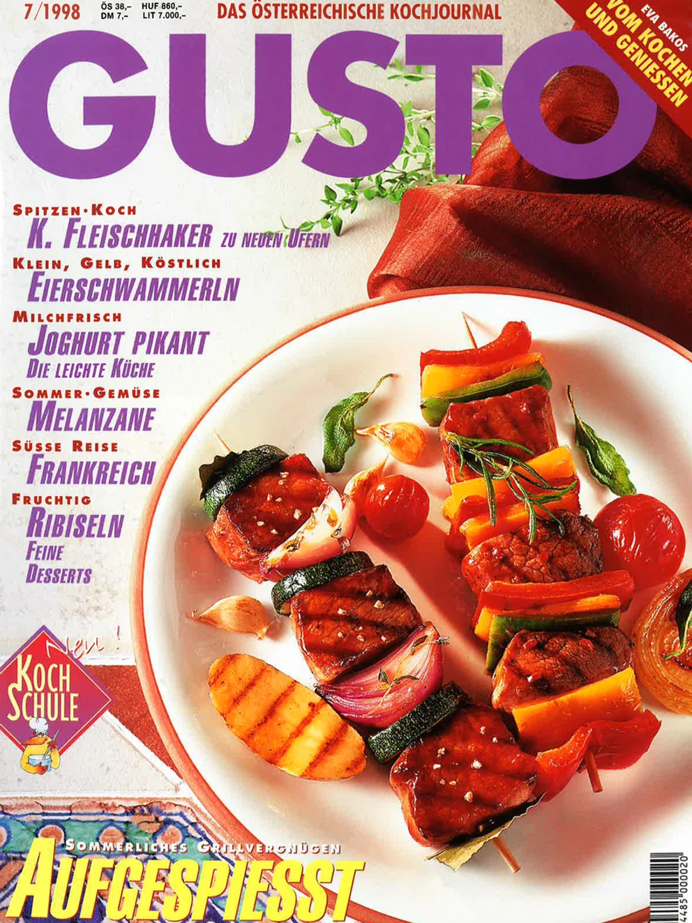GUSTO.AT Ausgabe - Juli 1998