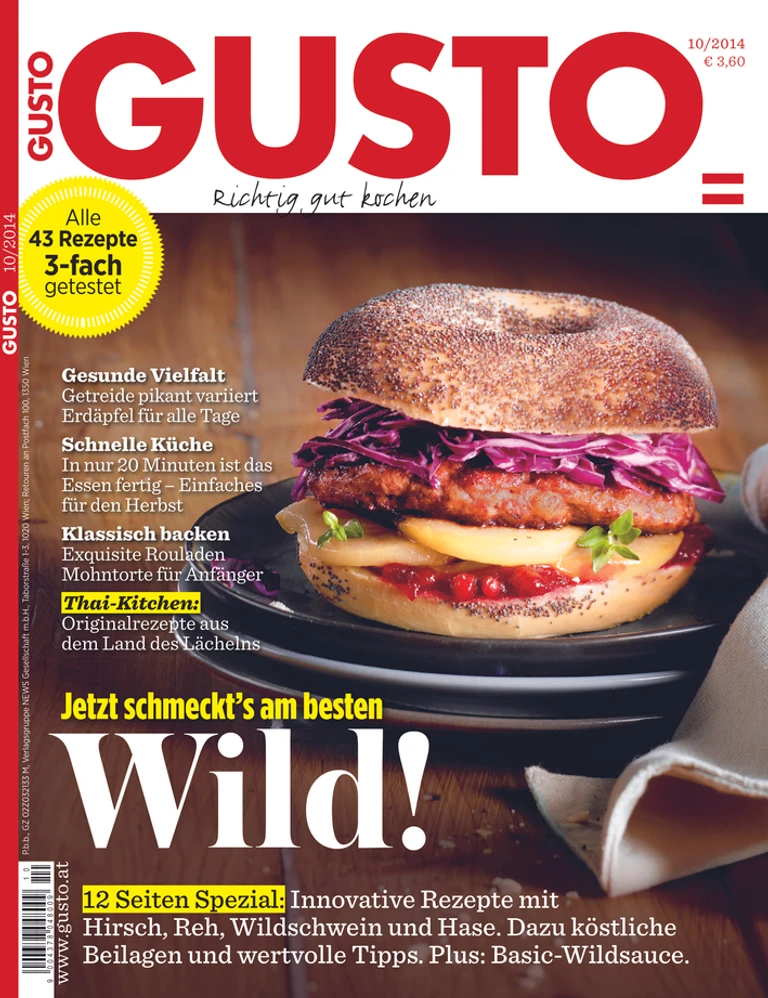 GUSTO.AT Ausgabe - Oktober 2014