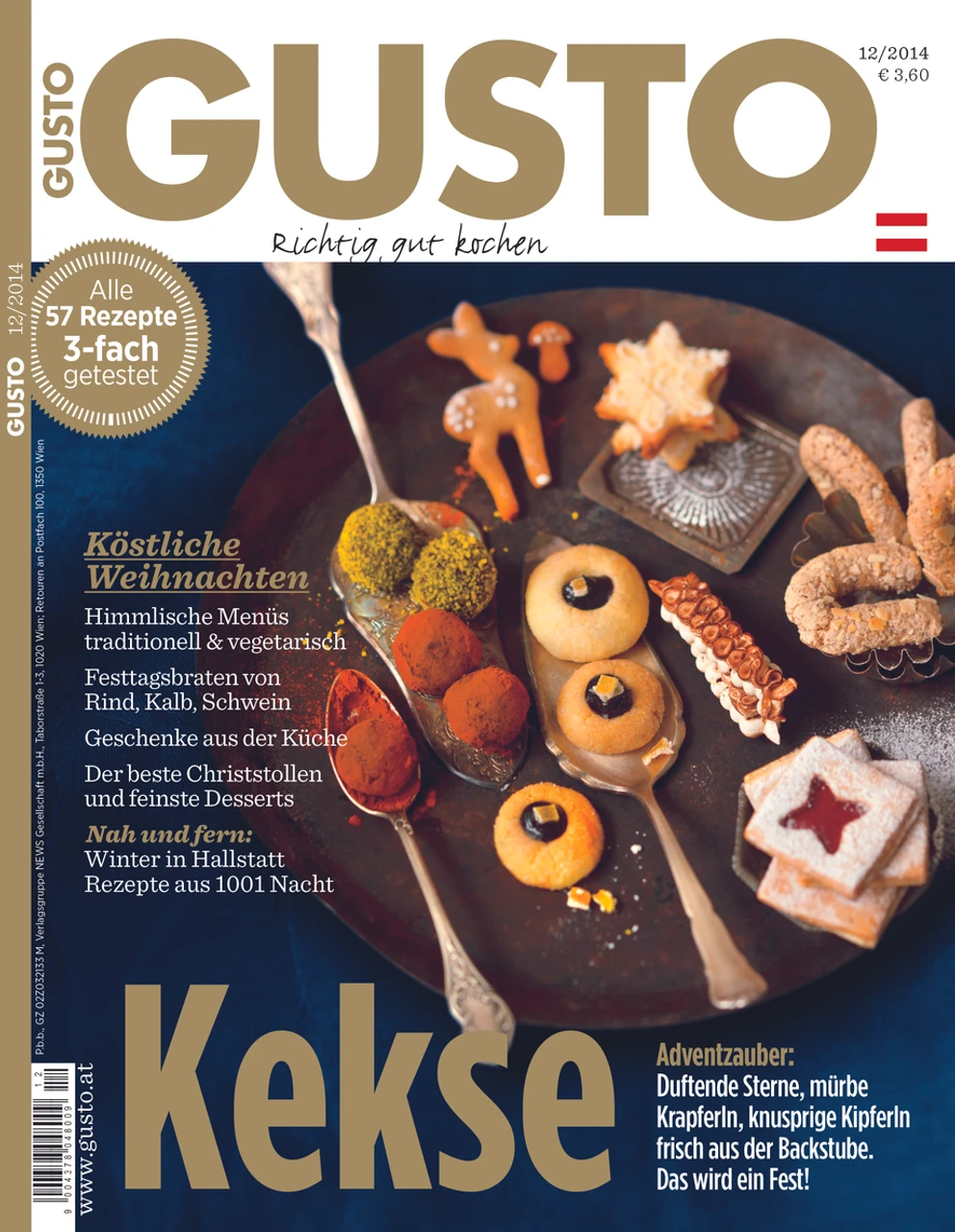 GUSTO.AT Ausgabe - Dezember 2014