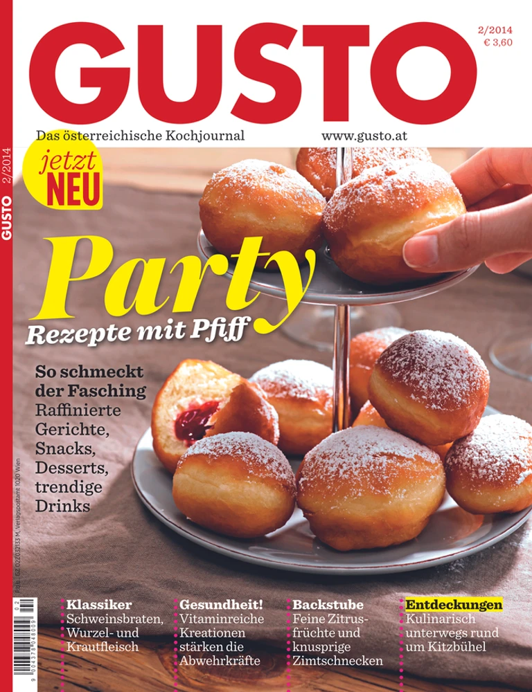 GUSTO.AT Ausgabe - Februar 2014