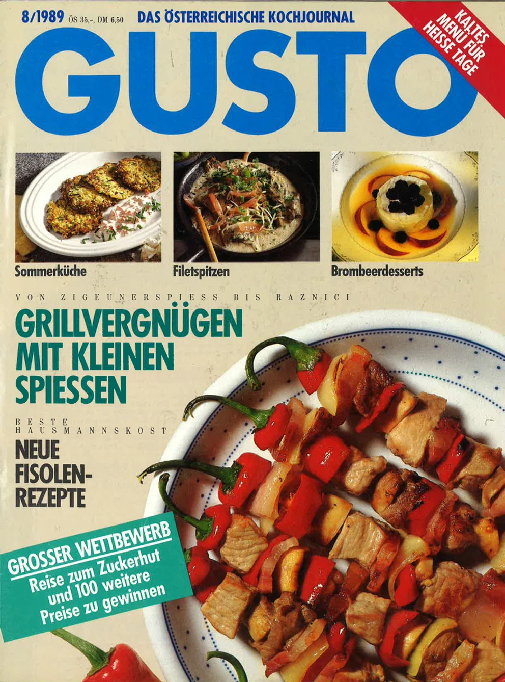 GUSTO.AT Ausgabe - August 1989