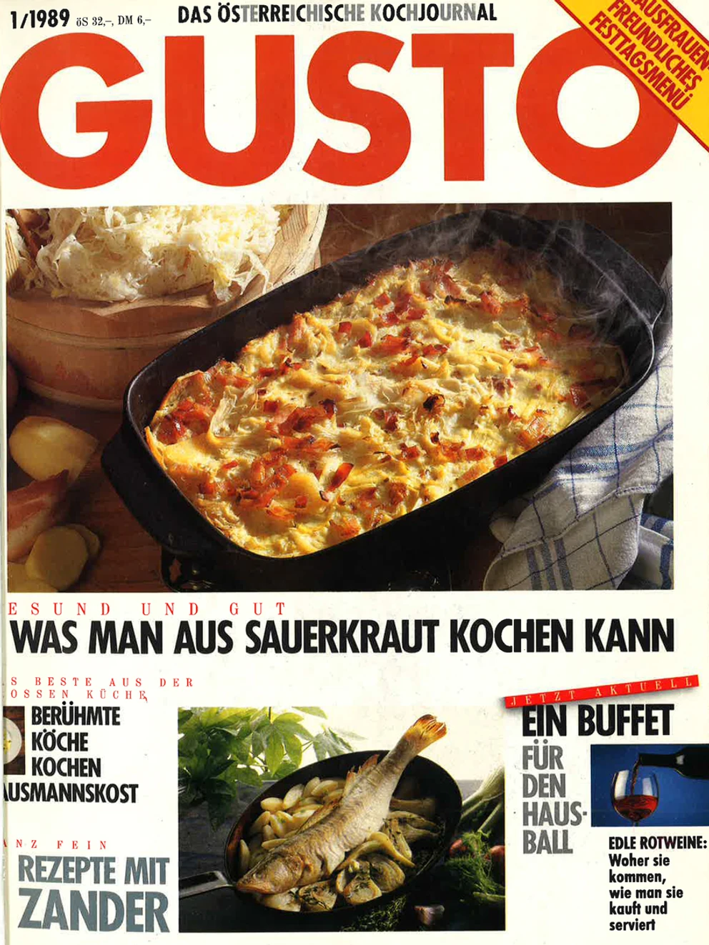 GUSTO.AT Ausgabe - Jänner 1989