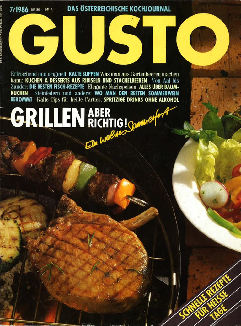 GUSTO.AT Ausgabe - Juli 1986