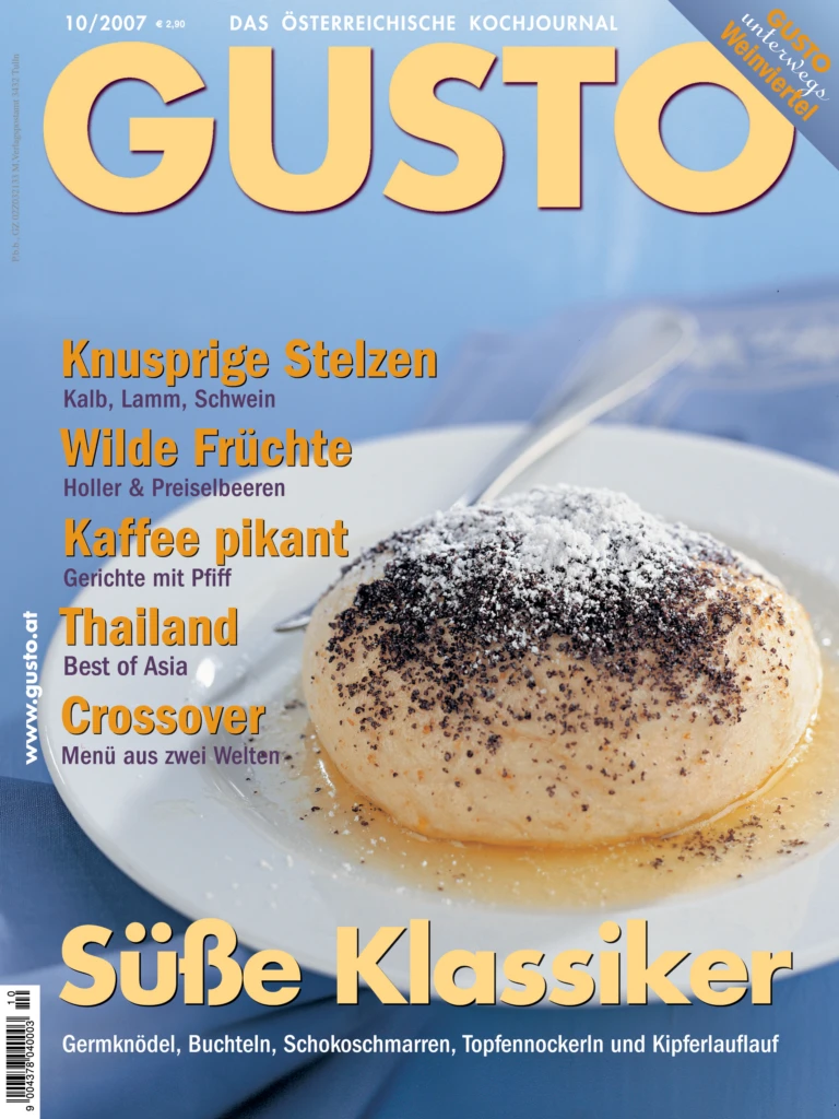 GUSTO.AT Ausgabe - Oktober 2007