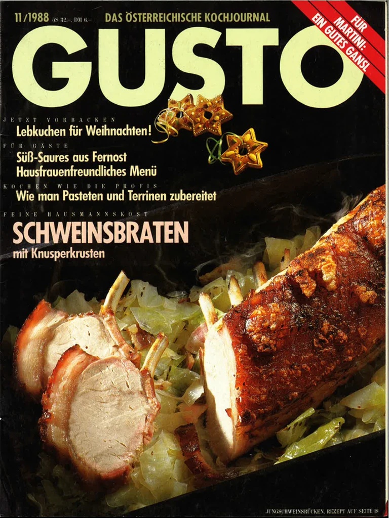 GUSTO.AT Ausgabe - November 1988