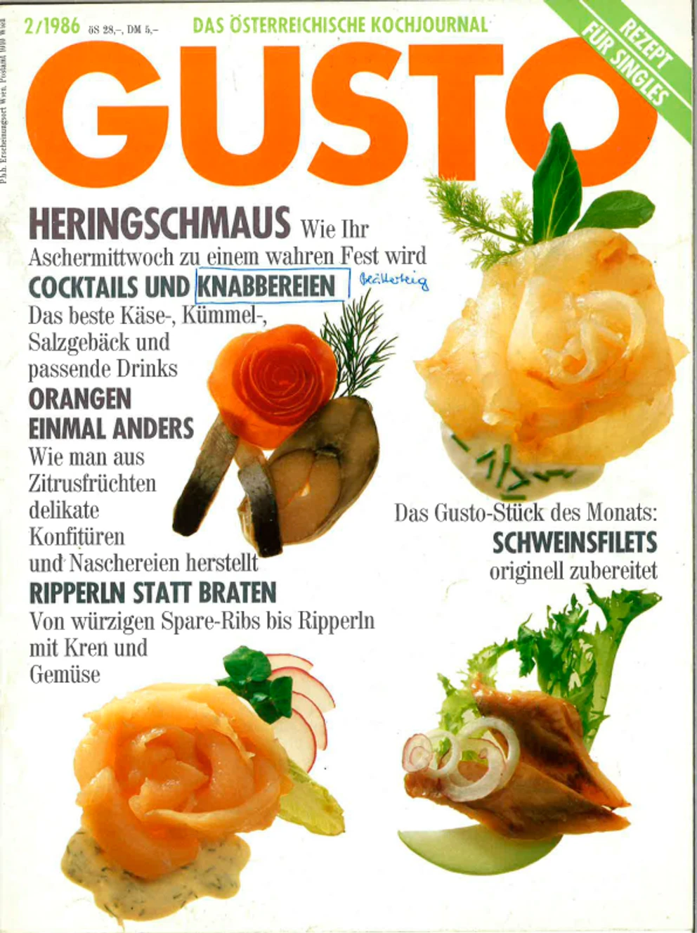 GUSTO.AT Ausgabe - Februar 1986