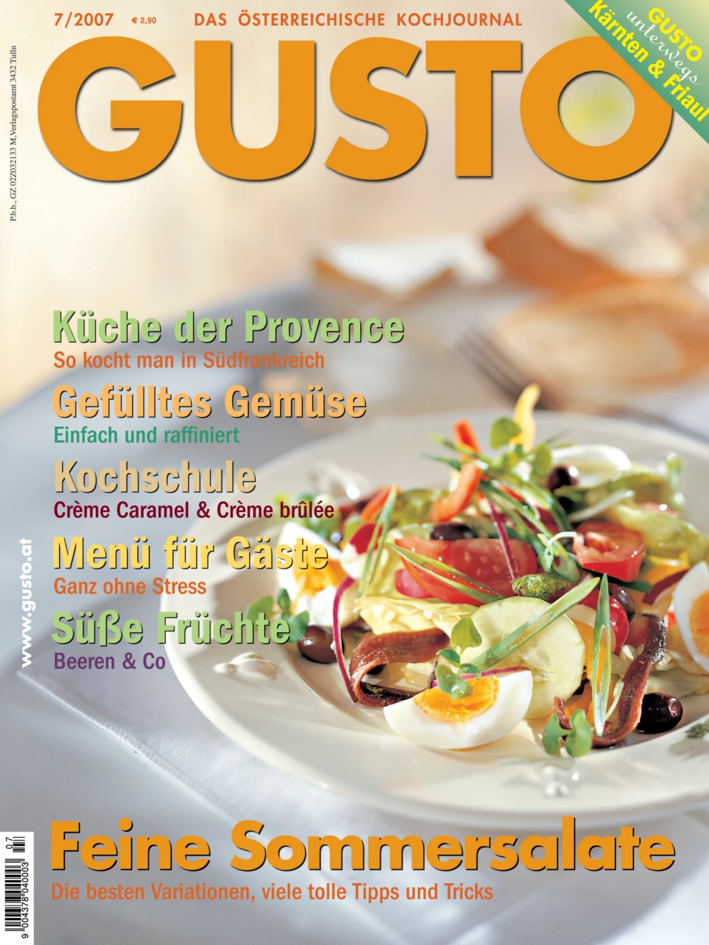 GUSTO.AT Ausgabe - Juli 2007