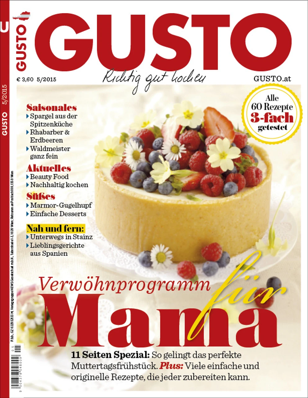 gusto.at Ausgabe - Mai 2015