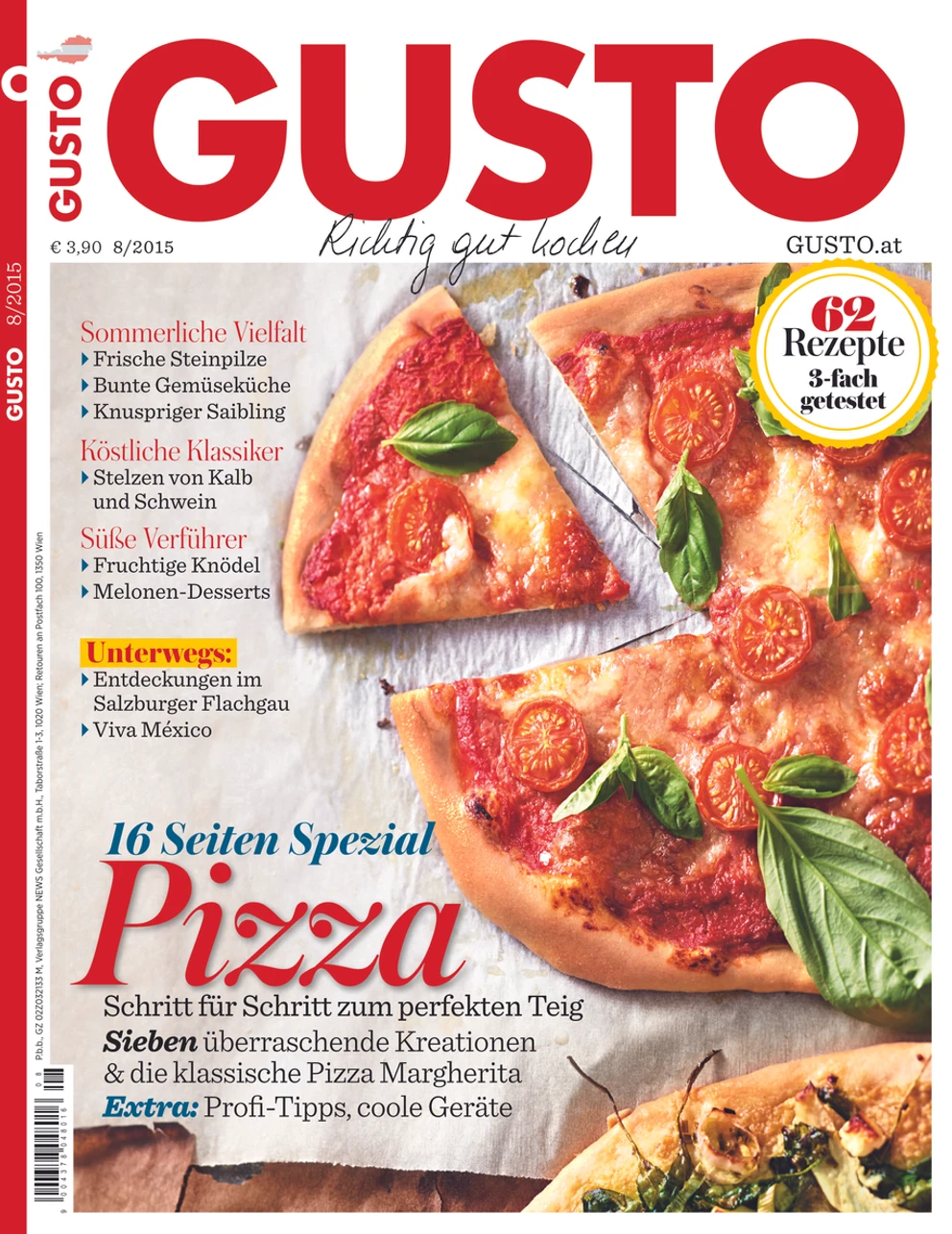 gusto.at Ausgabe - August 2015