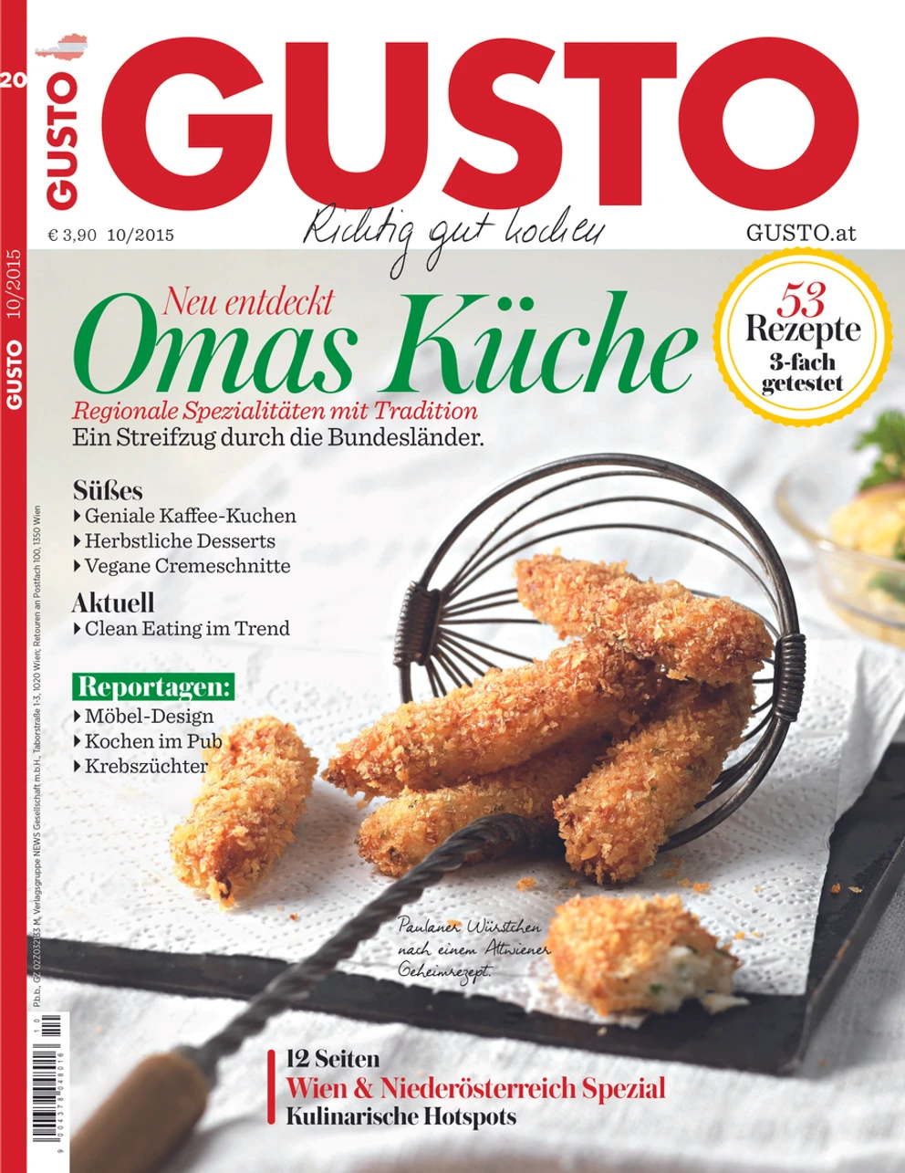 gusto.at Ausgabe - Oktober 2015