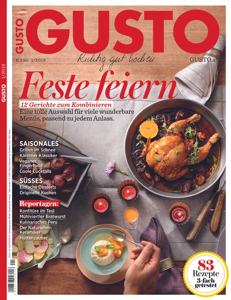 gusto.at Ausgabe - Jänner 2016