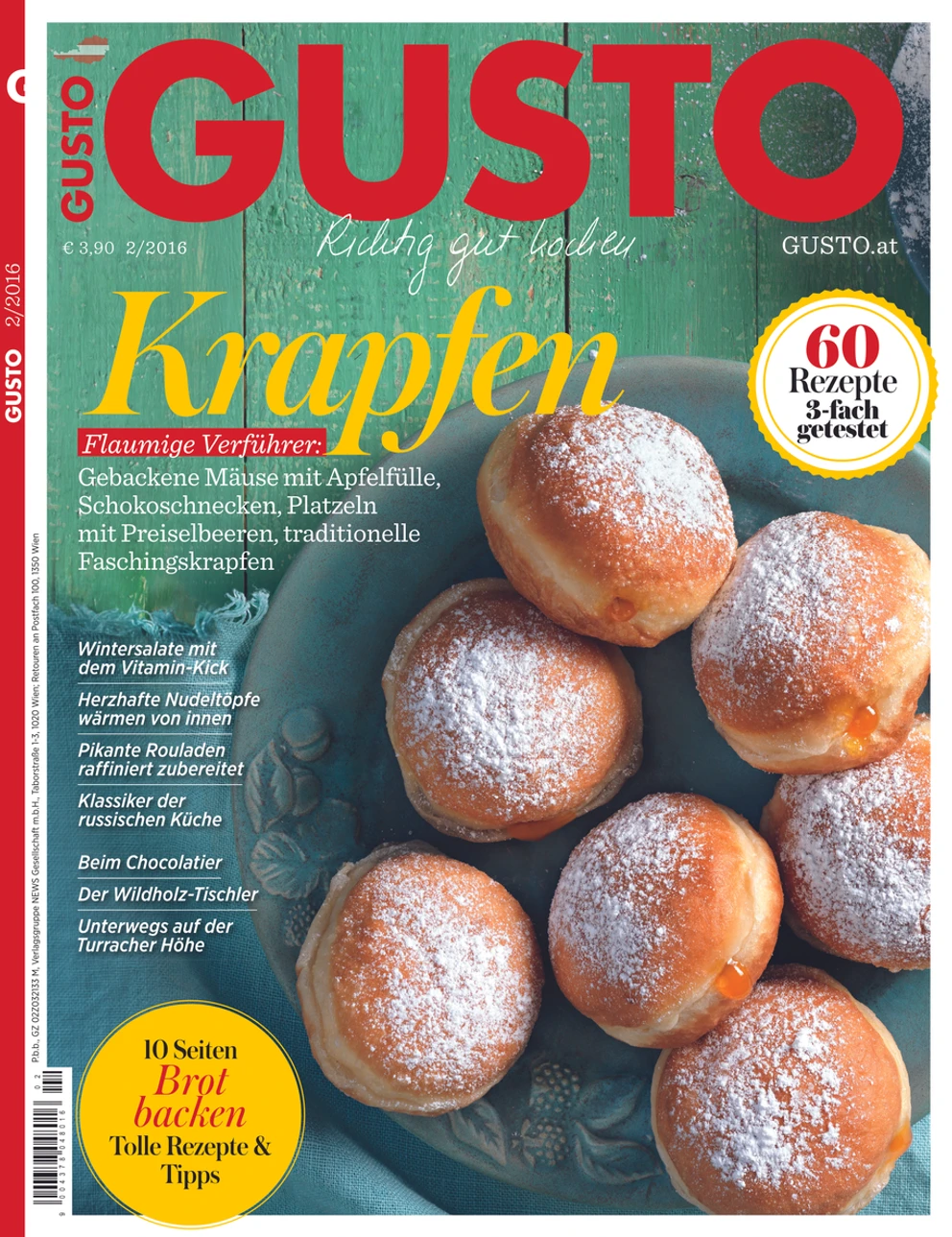 gusto.at Ausgabe - Februar 2016