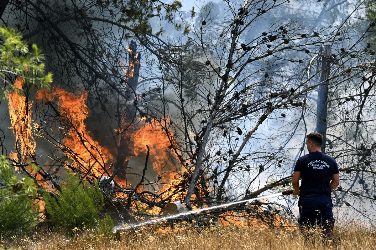 Waldbrände, Hitzewellen und Temperaturrekorde in Südosteuropa