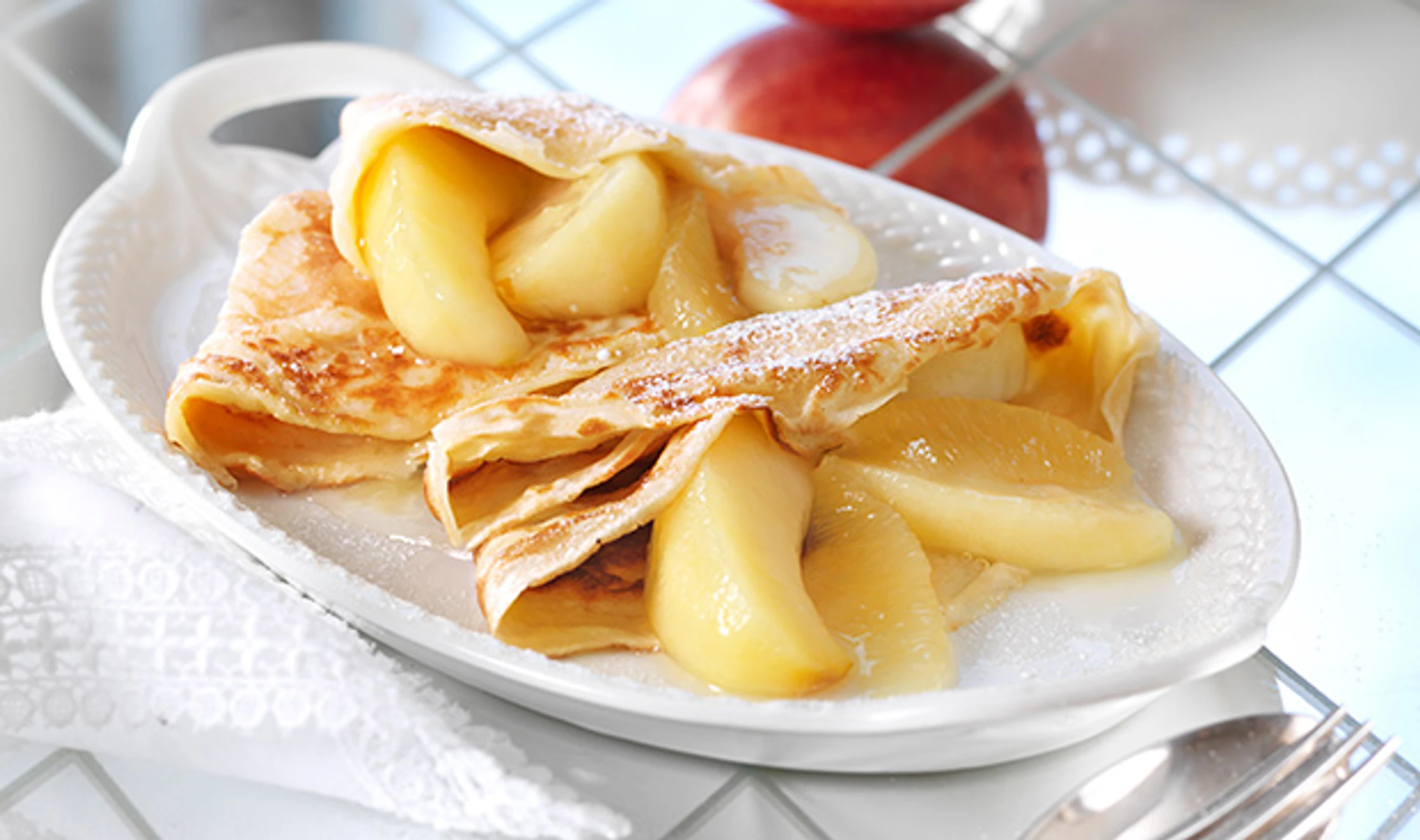 Apfel-Zitronenpalatschinken