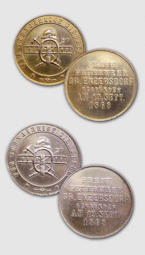 Jubiläumsmedaille für 10-jährige Dienstzeit