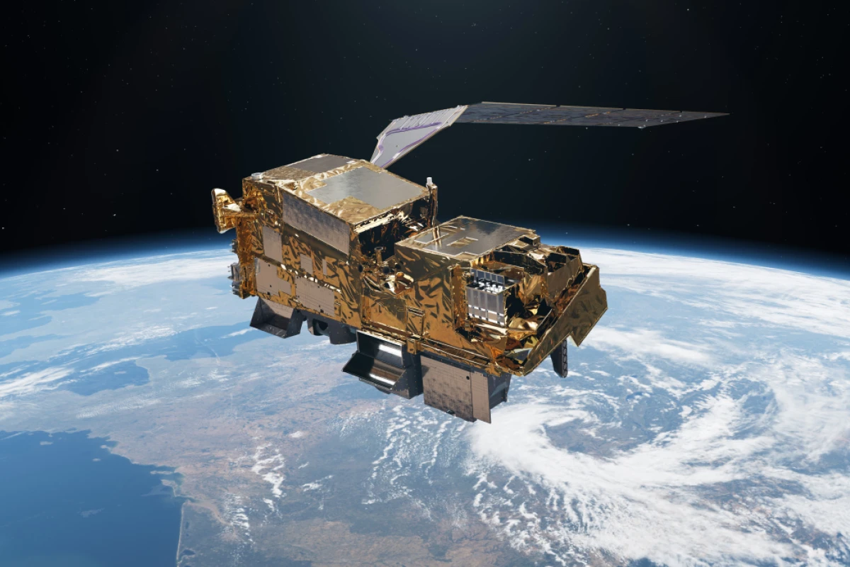 Der neue europäische Wettersatellit Metop-SGA1