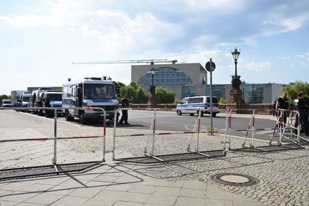 Die Sicherheitsvorkehrungen in der deutschen Hauptstadt sind hoch