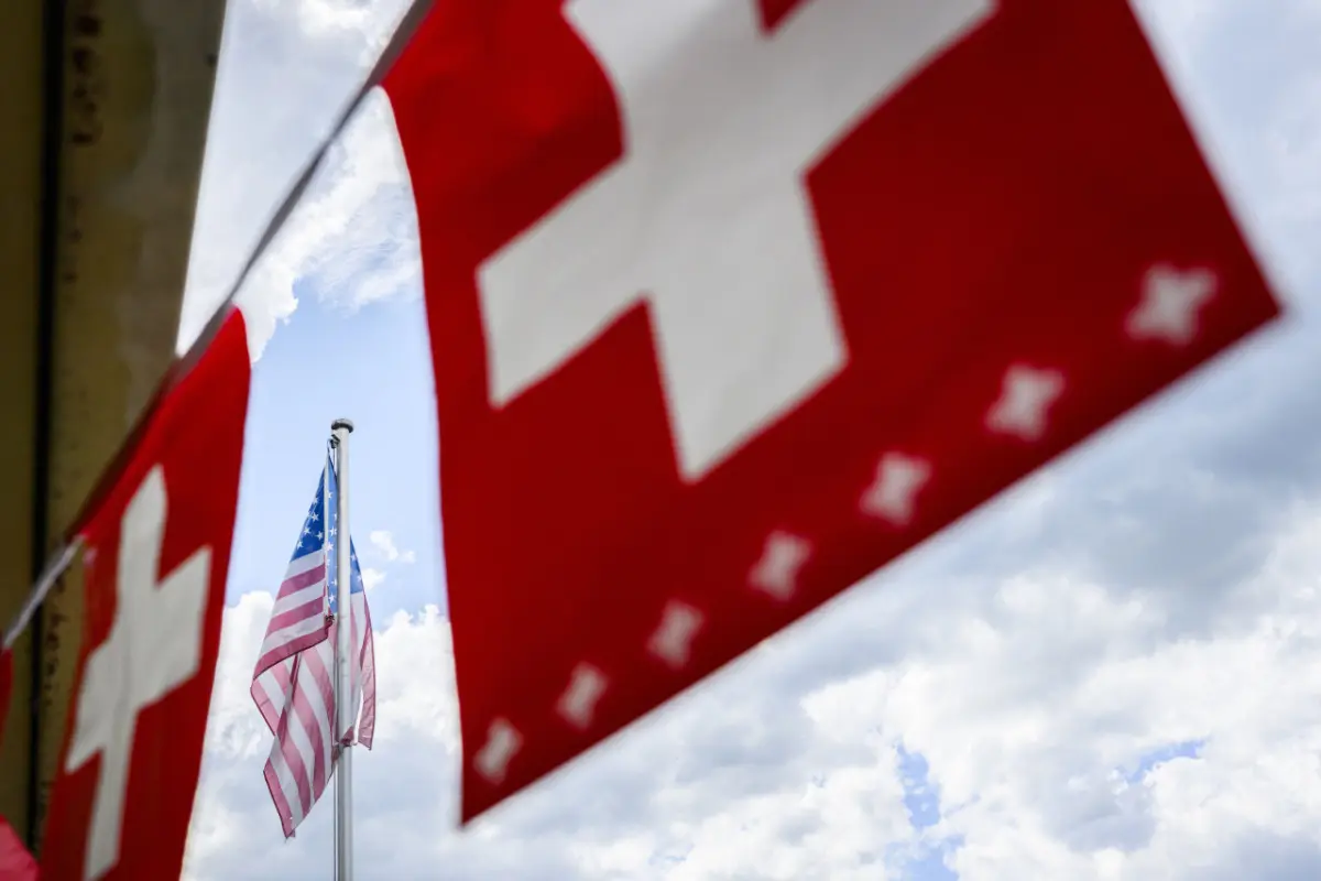 © APA/APA/KEYSTONE/CHRISTIAN BEUTLER US-Zölle dürften künftig weiteren Gegenwind bringen
